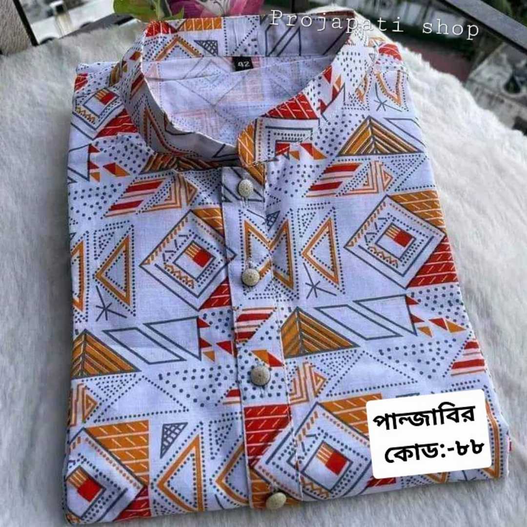 আড়ং,কটন,প্রিন্টের,পাঞ্জাবি