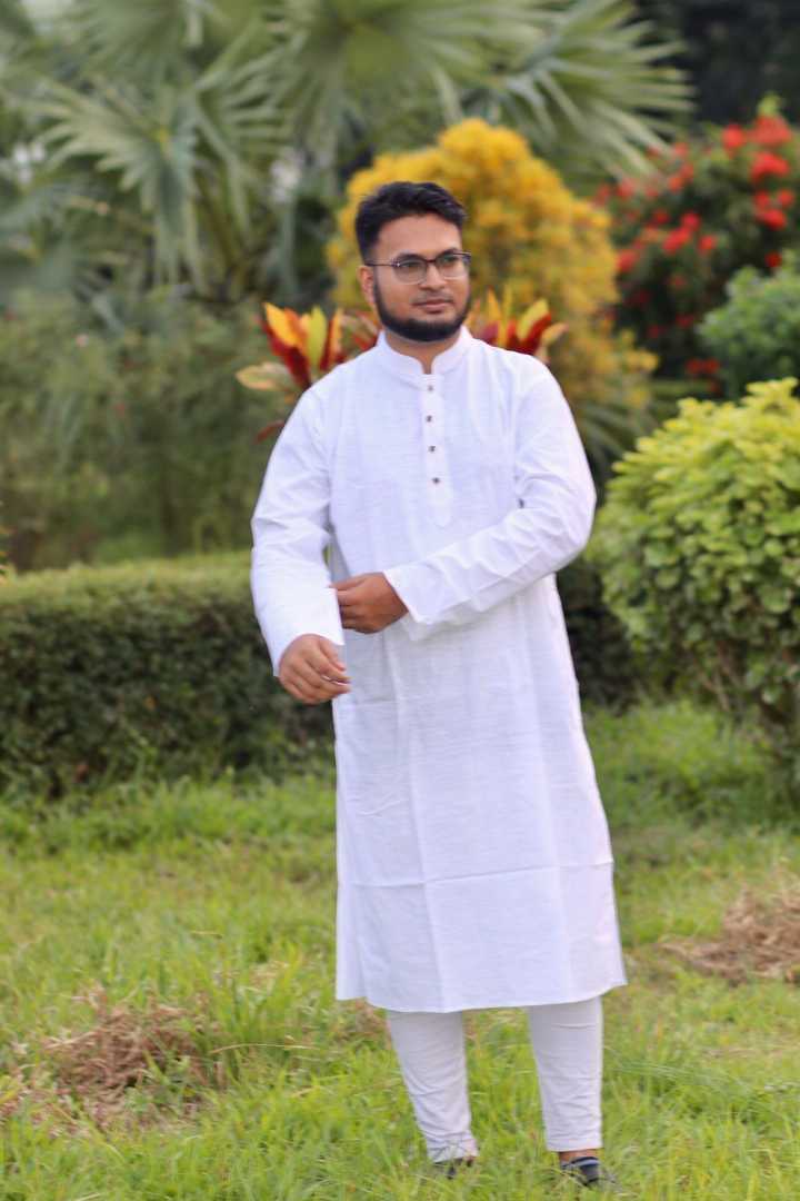 কুমিল্লার,খাদি,সুতি,সাদা,পান্জাবি