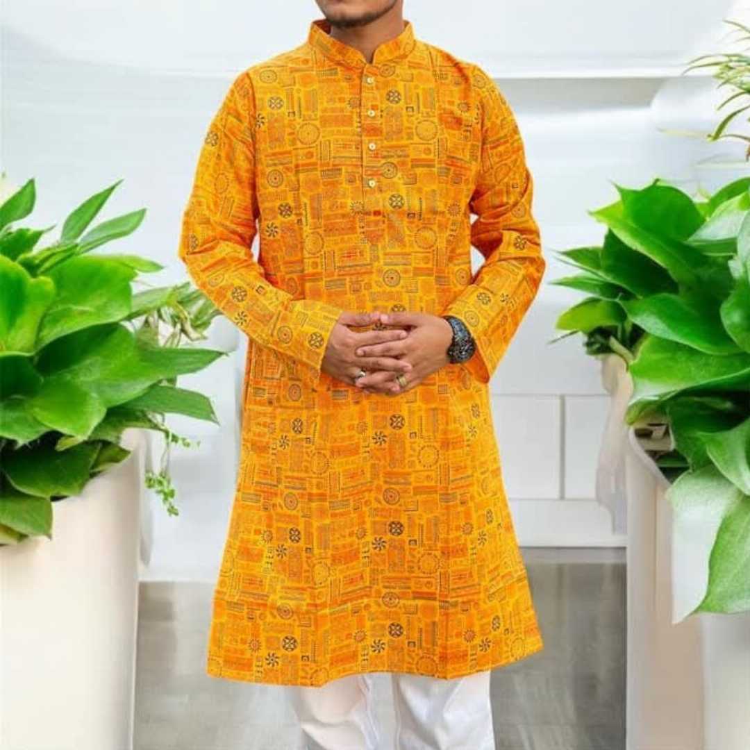 আড়ং,কটন,প্রিন্টের,পাঞ্জাবি