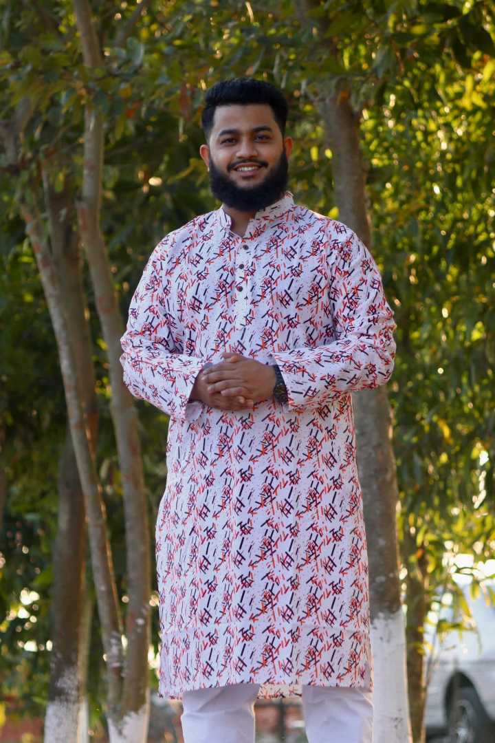 প্রিমিয়াম,আড়ং,কটন,প্রিন্টের,পাঞ্জাবি,কোড:145