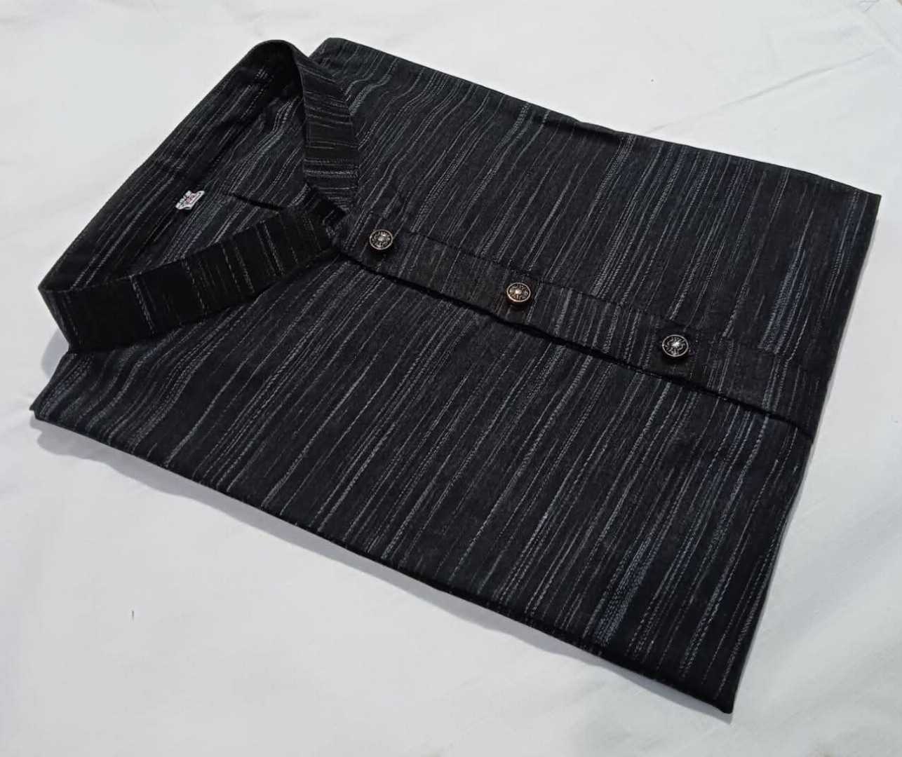 খাদি,কালো,জর্না,সুতি,পাঞ্জাবি,কোড: