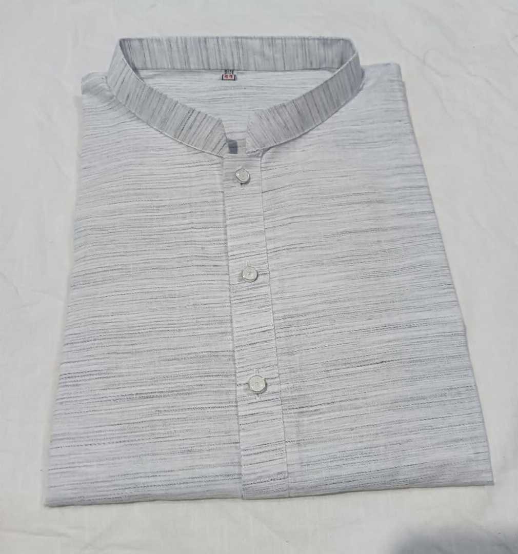 খাদি,সাদা,ঝর্ণা,সুতি,পান্জাবি,,কোড:110