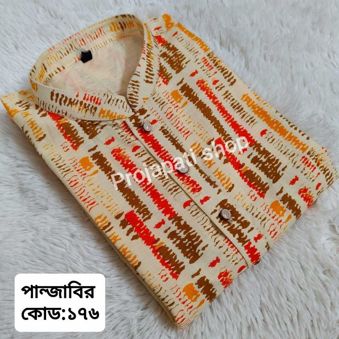 প্রিমিয়াম,আড়ং,কটন,প্রিন্টের,পাঞ্জাবি,কোড:176