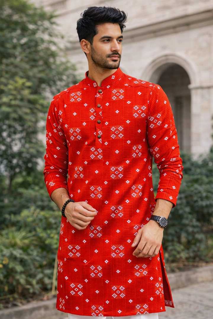 প্রিমিয়াম,আড়ং,কটন,প্রিন্টের,পান্জাবি